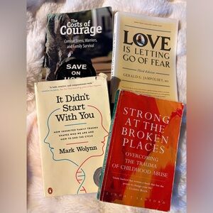 Costs of Courage,Love/Letting Go,It Didn’t Start With You,Strong atBroken Places